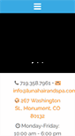 Mobile Screenshot of lunahairandspa.com